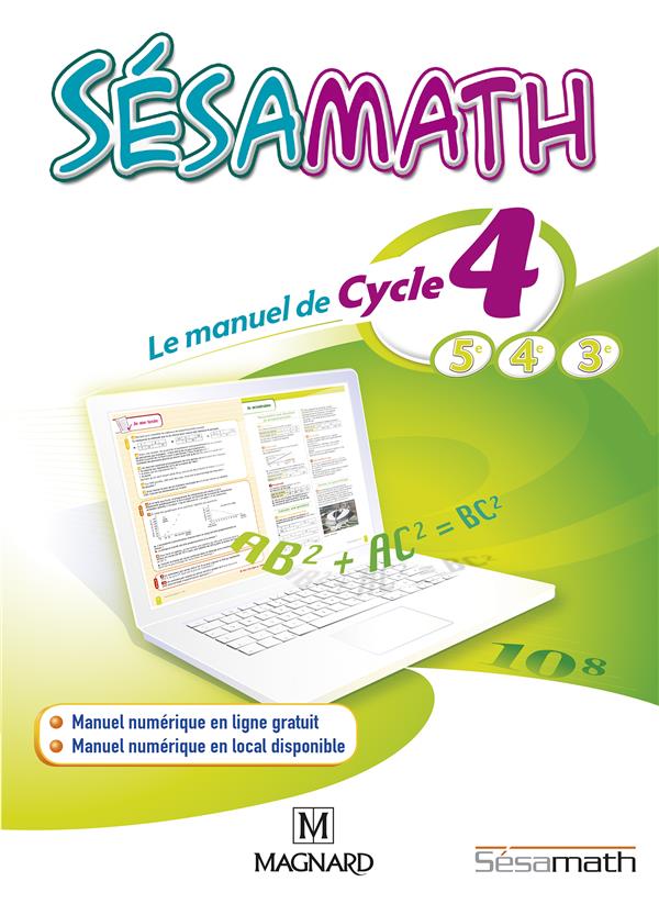 SESAMATH CYCLE 4 (2016) - MANUEL ELEVE