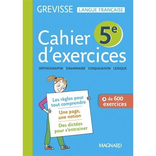 CAHIER GREVISSE 5E (2018)