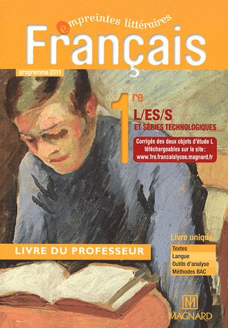 EMPREINTES LITTERAIRES 1RE - FRANCAIS - LIVRE DU PROFESSEUR
