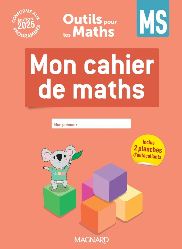 OUTILS POUR LES MATHS MS (2025) - CAHIER