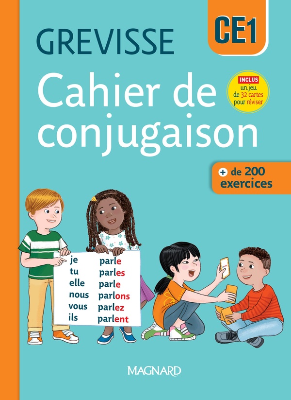 CAHIER DE CONJUGAISON GREVISSE CE1 (2025)