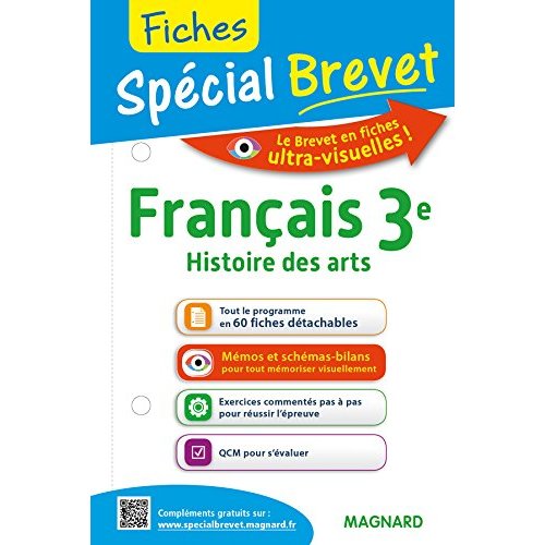 SPECIAL BREVET FICHES FRANCAIS (+ HISTOIRE DES ARTS) 3E