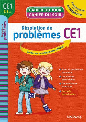 CAHIER DU JOUR/CAHIER DU SOIR RESOLUTION DE PROBLEMES CE1