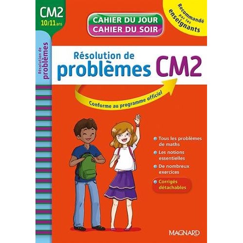 CAHIER DU JOUR/CAHIER DU SOIR RESOLUTION DE PROBLEMES CM2