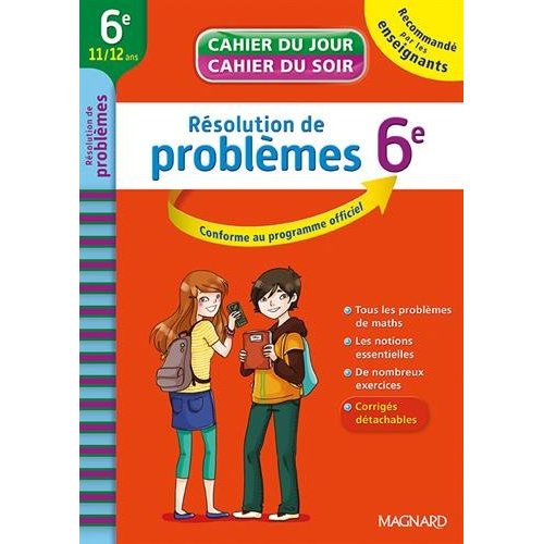 CAHIER DU JOUR/CAHIER DU SOIR RESOLUTION DE PROBLEMES 6E