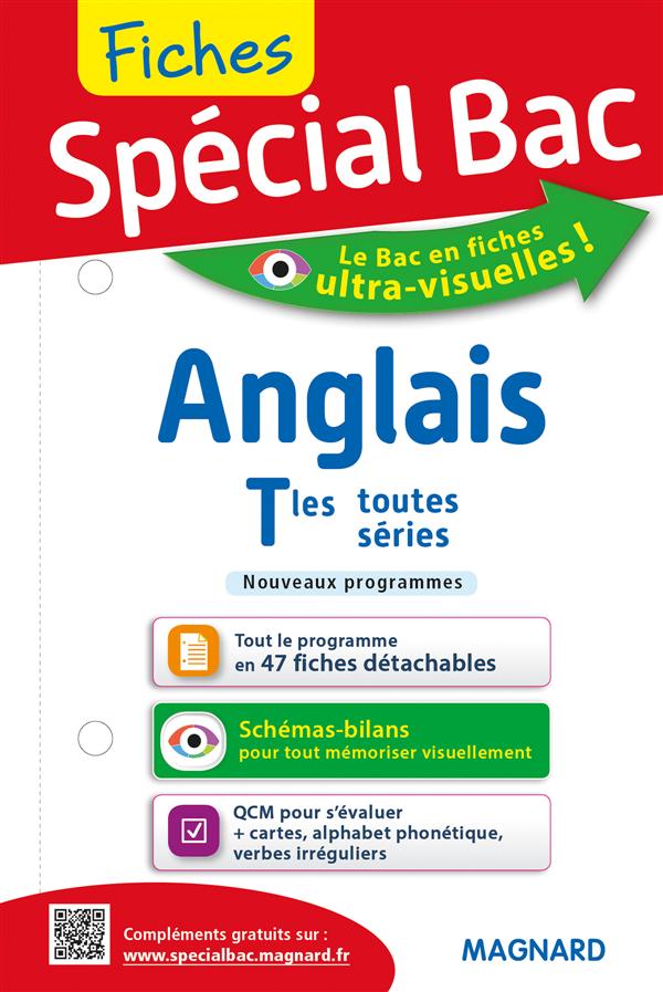 SPECIAL BAC FICHES ANGLAIS TLES TOUTES SERIES