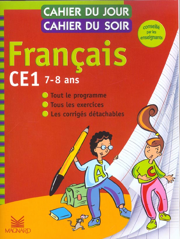 FRANCAIS CE1 JOUR/SOIR 2003 7/8 ANS