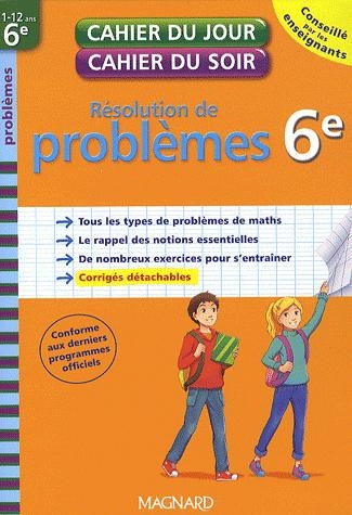 RESOLUTION DE PROBLEMES 6E JOUR SOIR