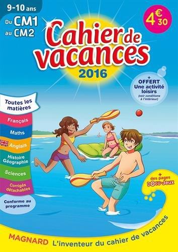 CAHIER DE VACANCES - DU CM1 AU CM2