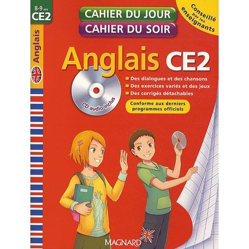 CAHIER DU JOUR / SOIR ANGLAIS CE2 + CD