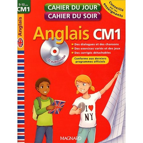 CAHIER DU JOUR / SOIR ANGLAIS CM1 + CD