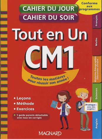 CAHIER DU JOUR CAHIER DU SOIR TOUT EN UN CM1