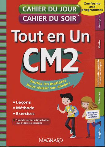 CAHIER DU JOUR CAHIER DU SOIR TOUT EN UN CM2