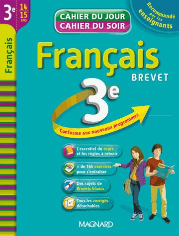 CAHIER DU JOUR / CAHIER DU SOIR - FRANCAIS 3E