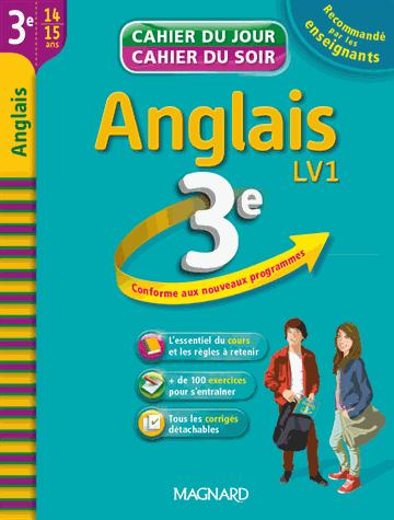 CAHIER DU JOUR / CAHIER DU SOIR - ANGLAIS 3E