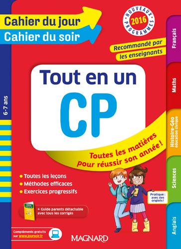 CAHIER DU JOUR/CAHIER DU SOIR - TOUT EN UN CP