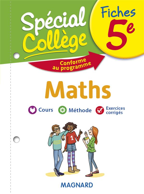 SPECIAL COLLEGE FICHES MATHS 5E