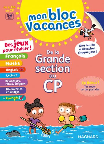 MON BLOC VACANCES GS-CP