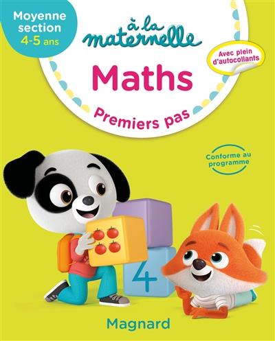 MATHS MOYENNE SECTION 4-5 ANS - A LA MATERNELLE