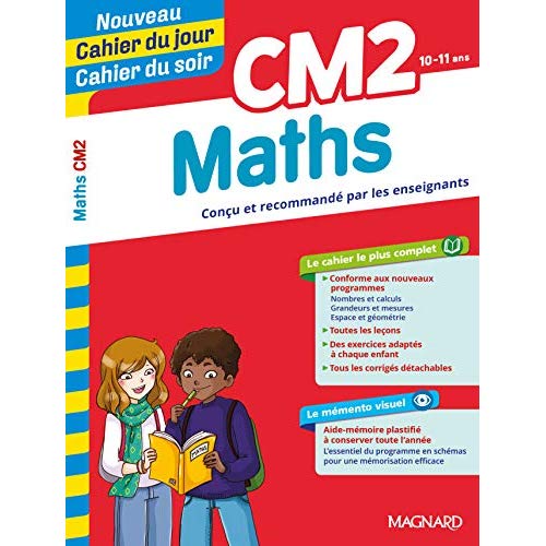 MATHS CM2 - CAHIER DU JOUR CAHIER DU SOIR