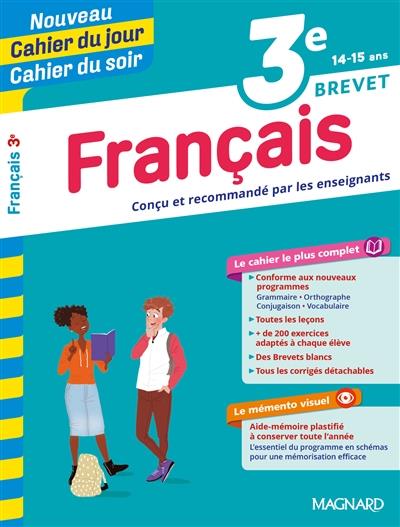 FRANCAIS 3E - CAHIER DU JOUR CAHIER DU SOIR