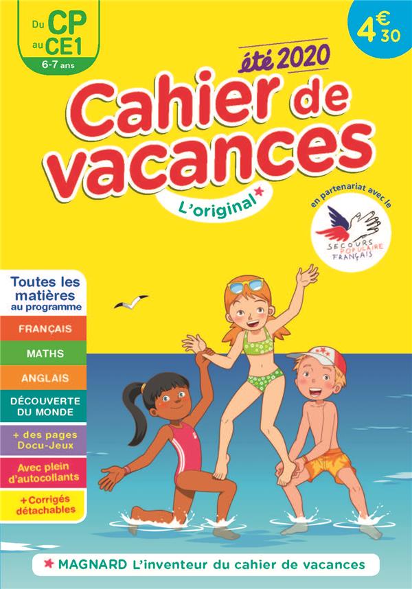 CAHIER DE VACANCES 2020, DU CP VERS LE CE1 6-7 ANS - MAGNARD, LINVENTEUR DU CAHIER DE VACANCES