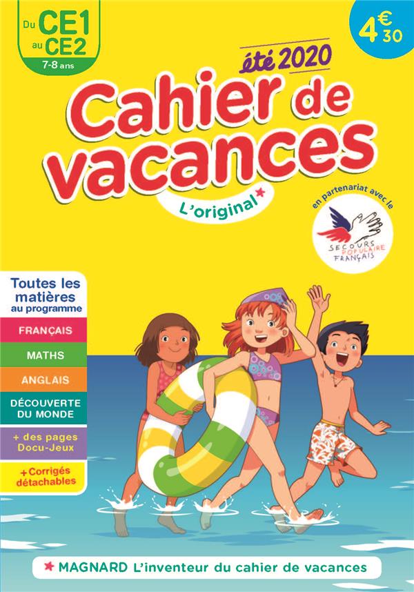 CAHIER DE VACANCES 2020, DU CE1 VERS LE CE2 7-8 ANS - MAGNARD, LINVENTEUR DU CAHIER DE VACANCES