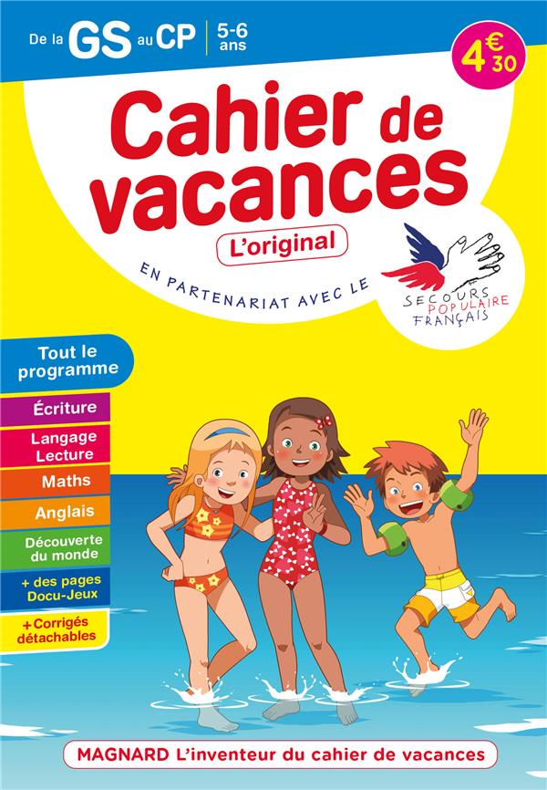 CAHIER DE VACANCES 2022, DE LA GS VERS LE CP 5-6 ANS - MAGNARD, LINVENTEUR DU CAHIER DE VACANCES