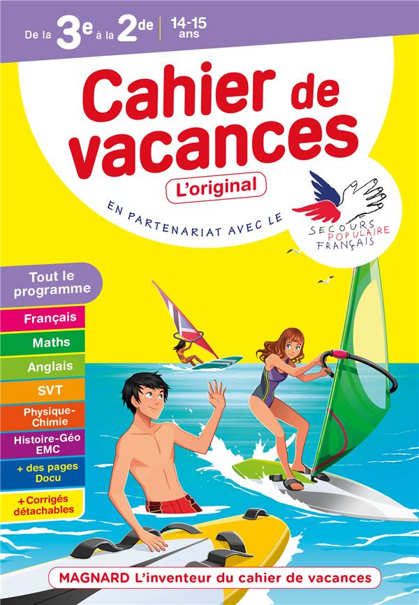 CAHIER DE VACANCES 2022, DE LA 3E VERS LA 2DE - MAGNARD, L'INVENTEUR DES CAHIERS DE VACANCES