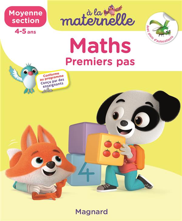 MATHS MOYENNE SECTION 4-5 ANS - A LA MATERNELLE - LES PREMIERS APPRENTISSAGES DE LA MATERNELLE