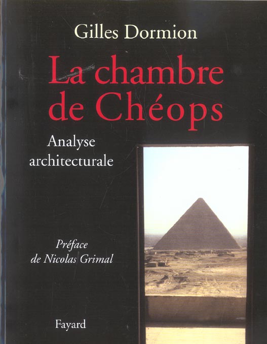 LA CHAMBRE DE CHEOPS