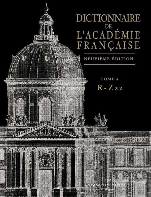 DICTIONNAIRE DE L'ACADEMIE FRANCAISE, TOME 4