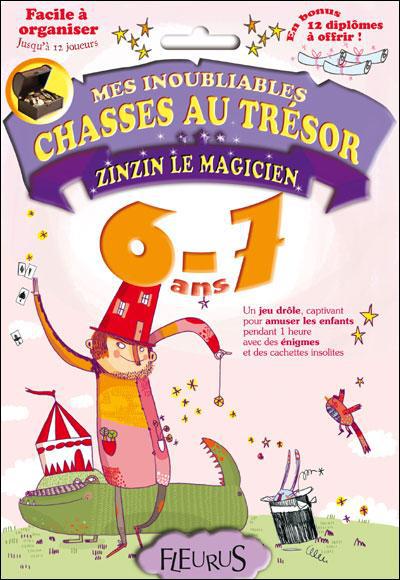 CHASSES AU TRESOR - ZINZIN LE MAGICIEN 6/7 ANS - FACILE A ORGANISER !