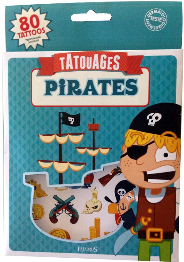 TATOUAGES PIRATES - 80 TATTOOS TEMPORAIRES LAVABLES - JOUET