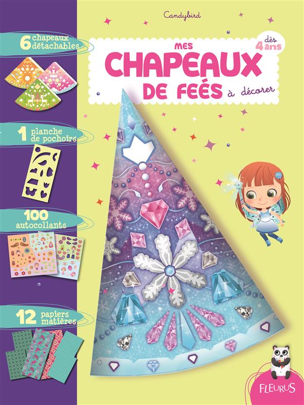 MES CHAPEAUX DE FEES - A DECORER