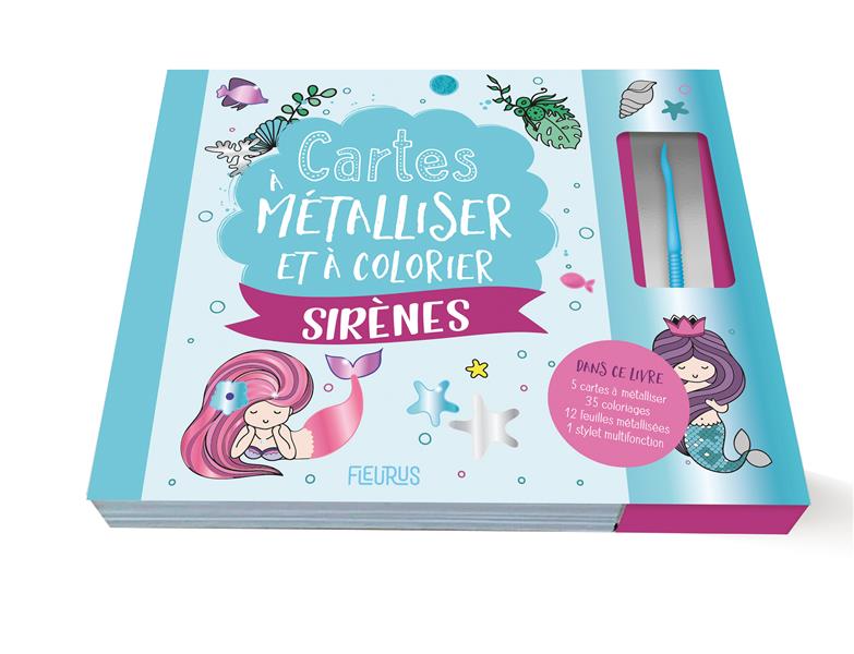 CARTES A METALLISER ET A COLORIER : SIRENES