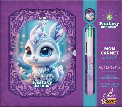 COFFRET CARNET SECRET AVEC BIC - FANTASY DREAMS