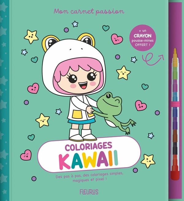 MON CARNET PASSION COLORIAGES KAWAII