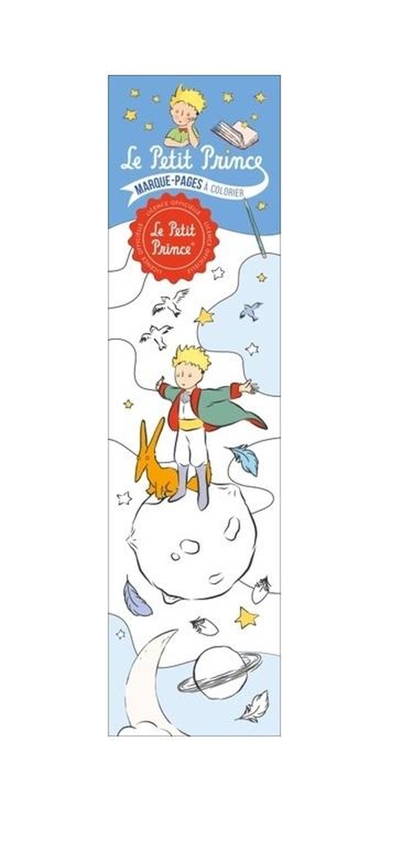 LE PETIT PRINCE - MARQUE-PAGES A COLORIER