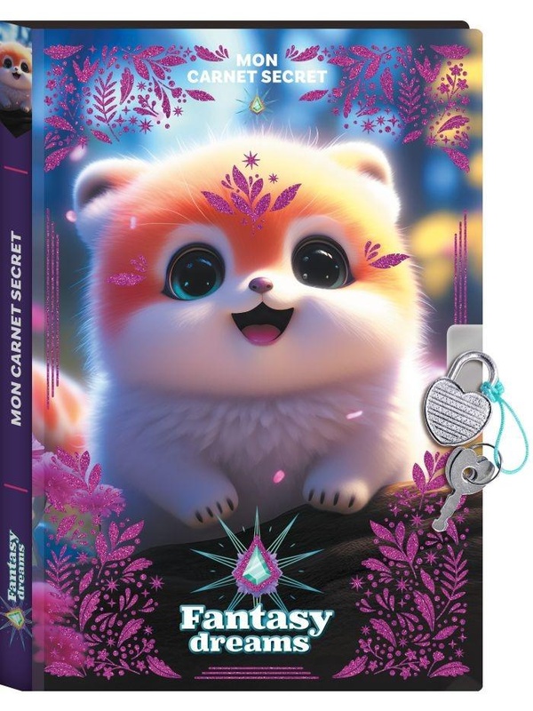 MON CARNET SECRET - CHIOT CALIN - FANTASY DREAMS