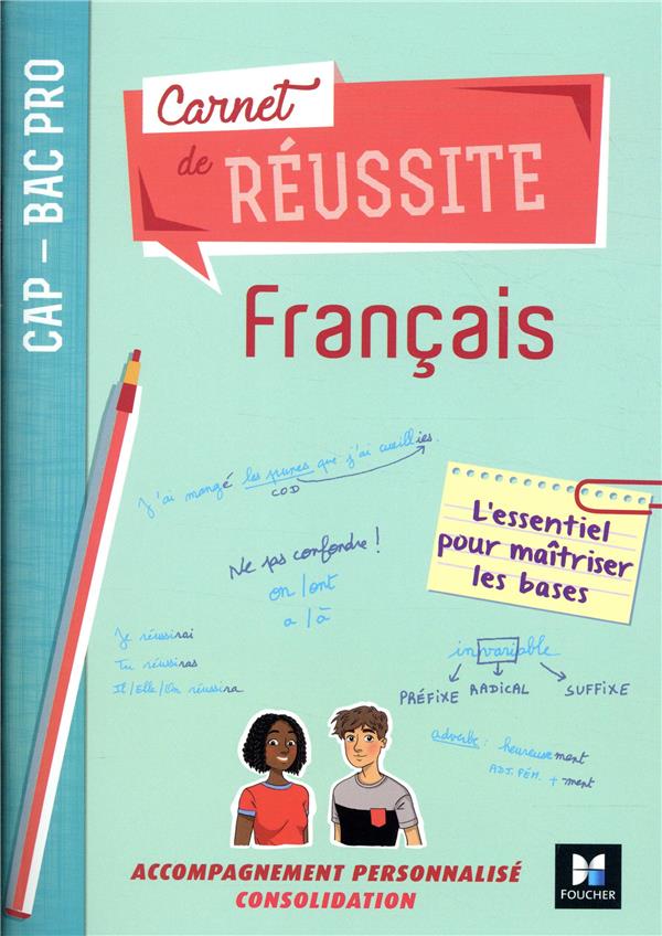 CARNET DE REUSSITE FRANCAIS - CAP-BAC PRO - ED. 2019 - MANUEL ELEVE