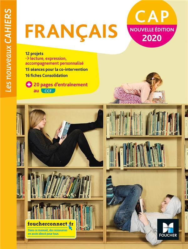 LES NOUVEAUX CAHIERS - FRANCAIS CAP - ED. 2020 - LIVRE ELEVE