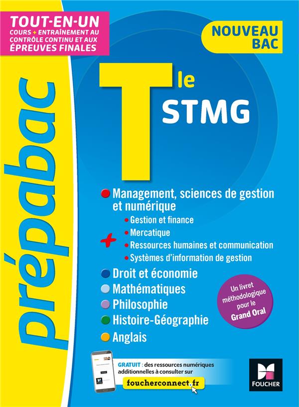 PREPABAC - TOUTE LA TERMINALE STMG - BAC 2023 - CONTROLE CONTINU ET EPREUVES FINALES - REVISION