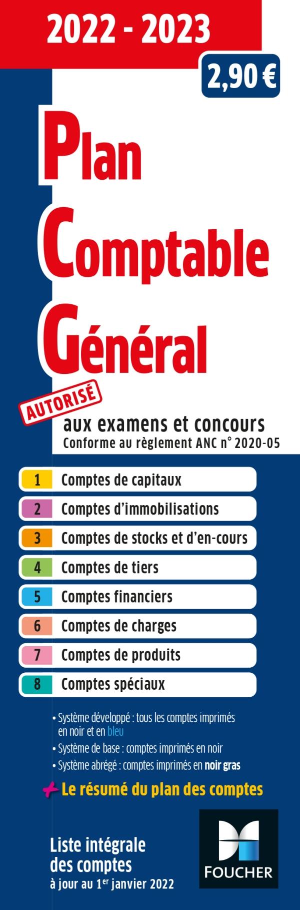 PLAN COMPTABLE GENERAL - PCG - 2022-2023