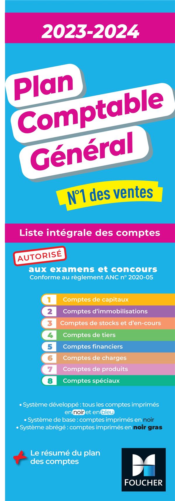 PLAN COMPTABLE GENERAL - PCG - 2023-2024