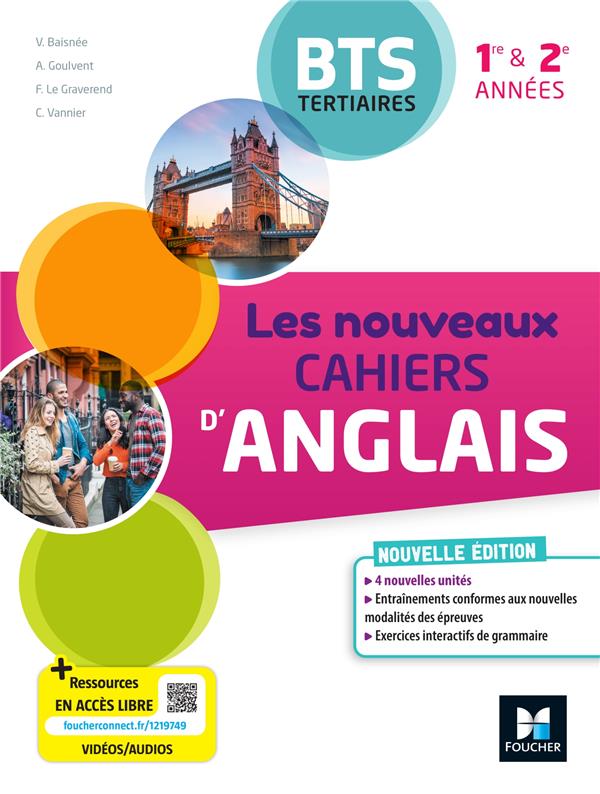 LES NOUVEAUX CAHIERS D'ANGLAIS - BTS TERTIAIRES - 1RE ET 2E ANNEES - ED. 2023 - LIVRE ELEVE