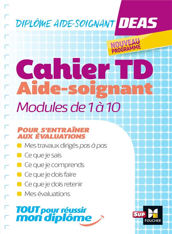 CAHIER D'ENTRAINEMENT - DIPLOME AIDE-SOIGNANT - DEAS