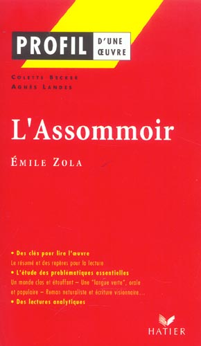 PROFIL - ZOLA (EMILE) : L'ASSOMMOIR - ANALYSE LITTERAIRE DE L'OEUVRE