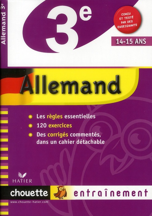 ALLEMAND 3E  - CHOUETTE
