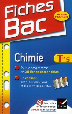 FICHES BAC CHIMIE TLE S
